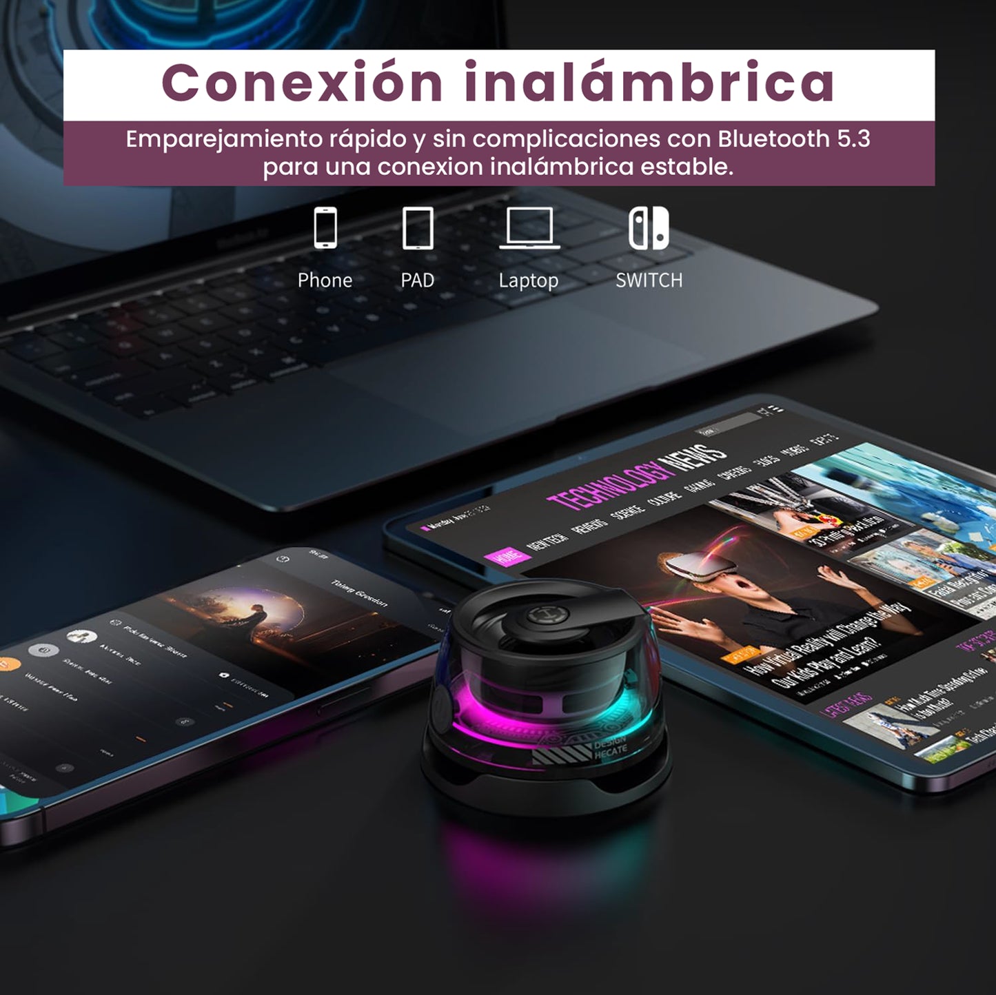 🔥 OFERTA IRRESISTIBLE - Mini Parlante Magnético DY200 - ¡30% OFF por tiempo limitado! 🎵