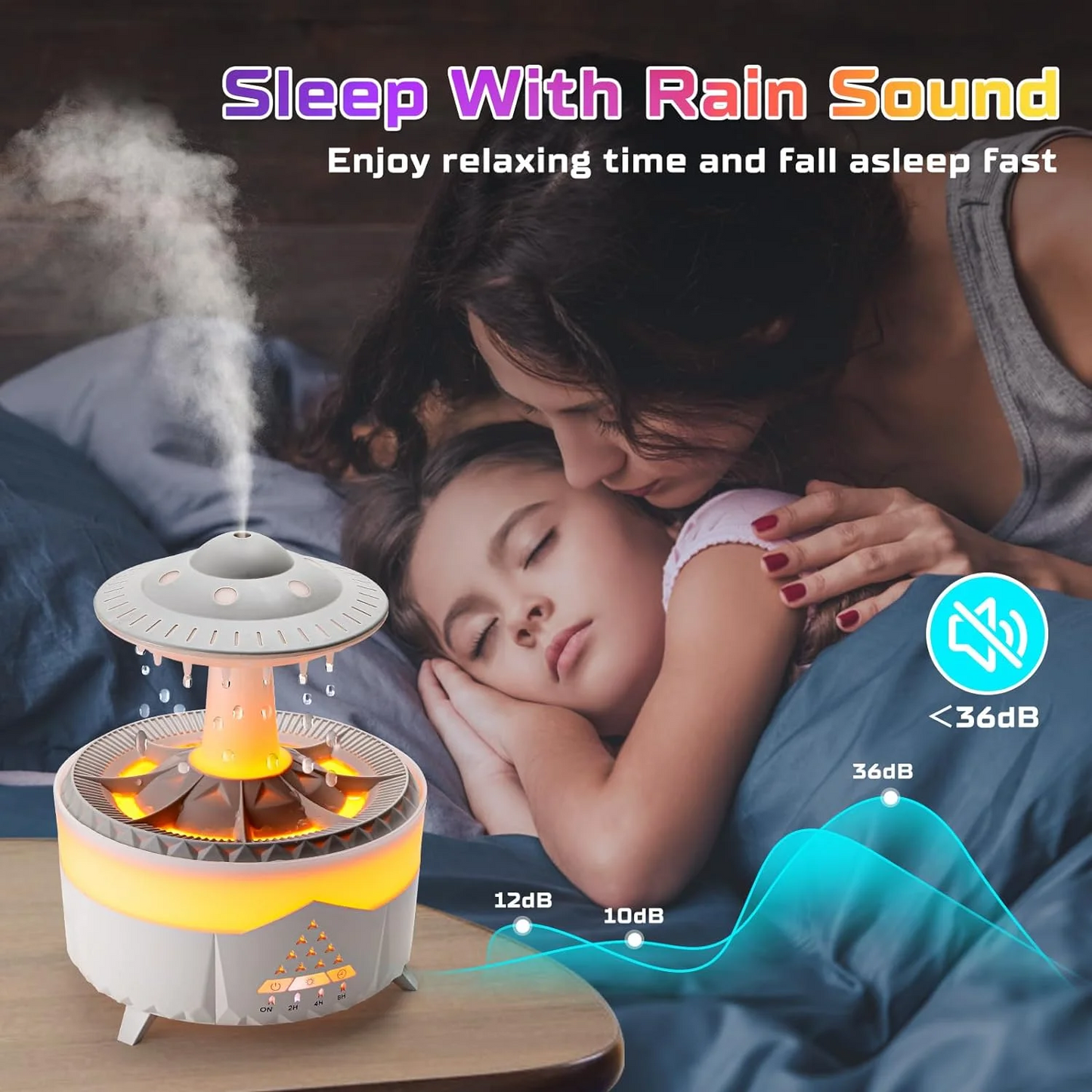 Humidificador Ovni LED