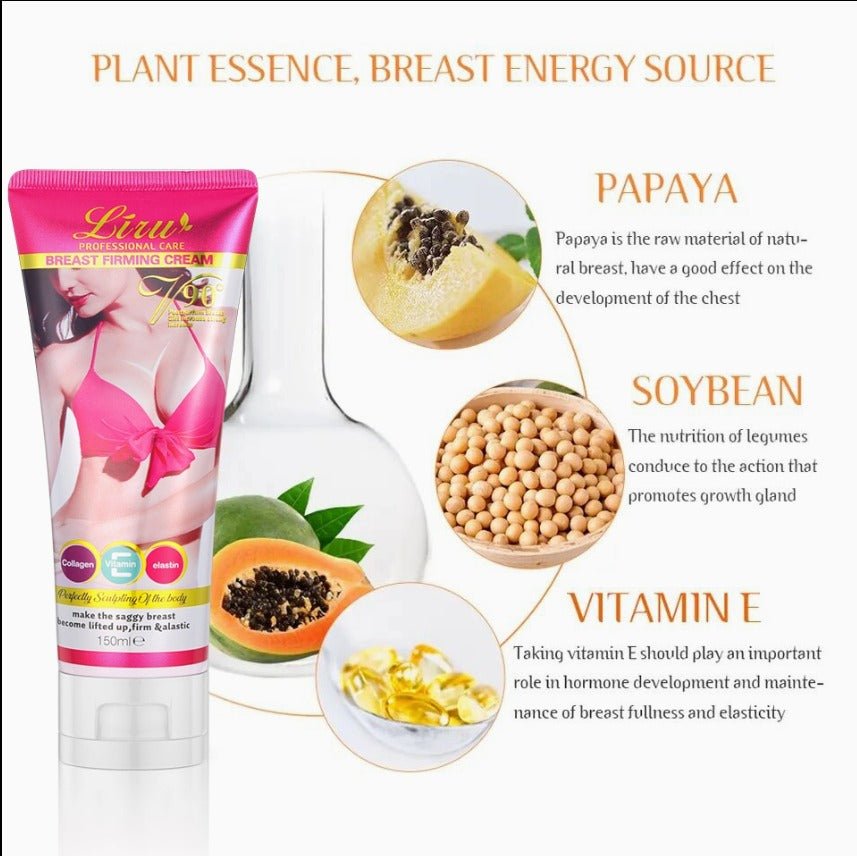 Crema Femenina Tonificadora De Pechos Liru - Ofertecn