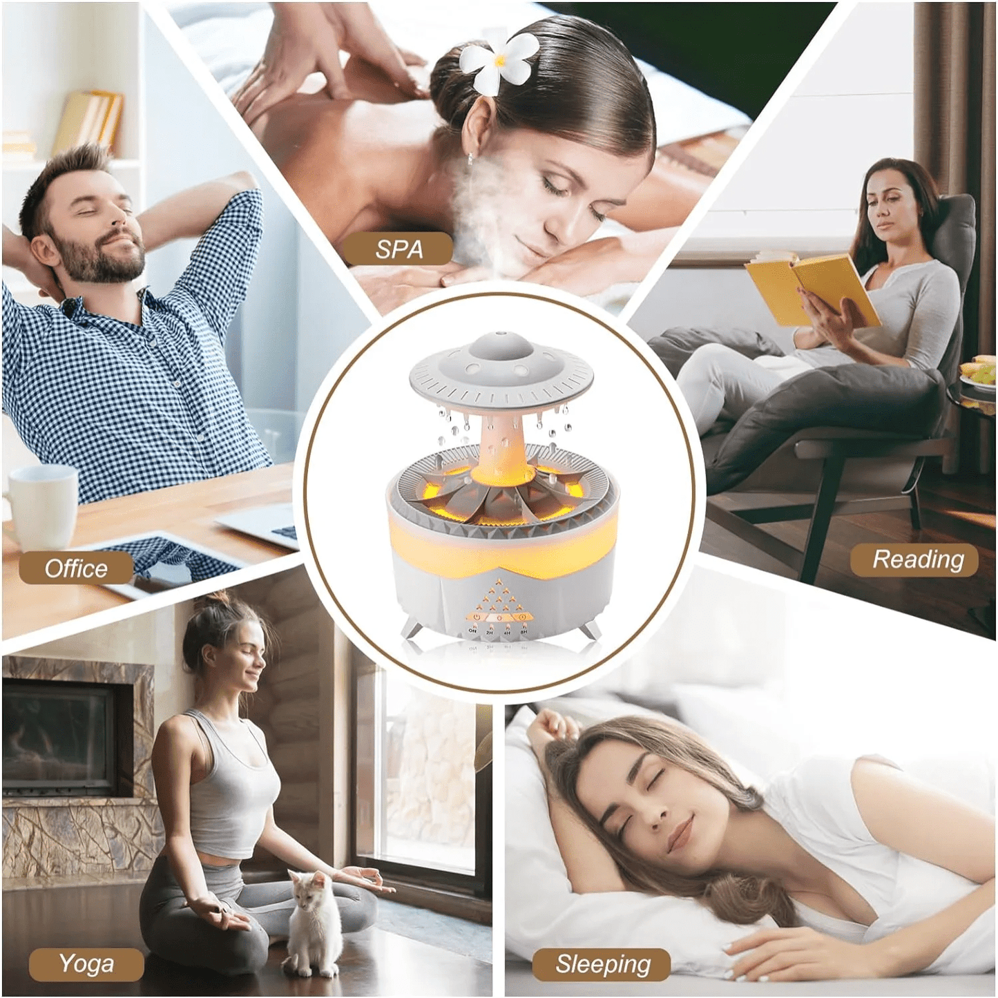 Humidificador Ovni LED - Ofertecn