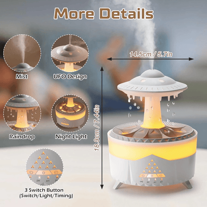 Humidificador Ovni LED - Ofertecn
