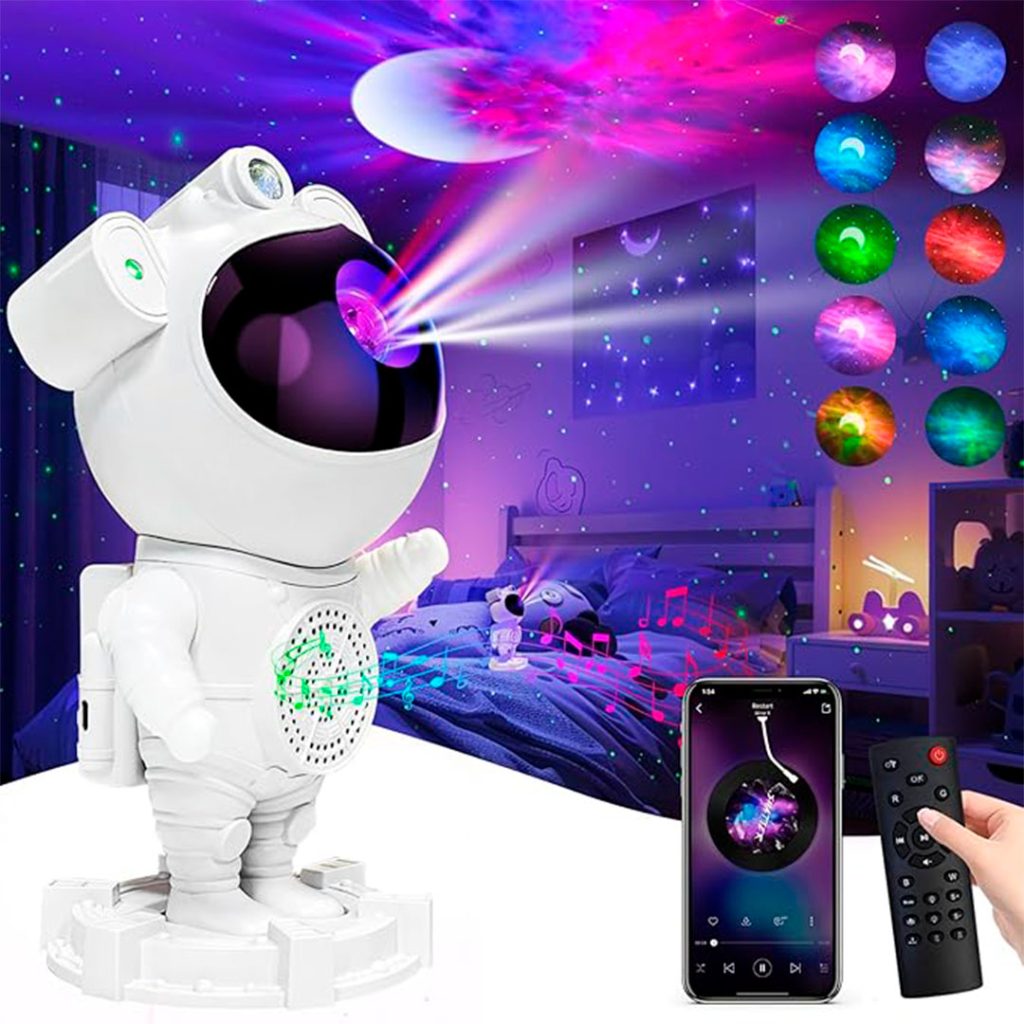 Proyector Astronauta con Parlante AstroGlow™ - Ofertecn