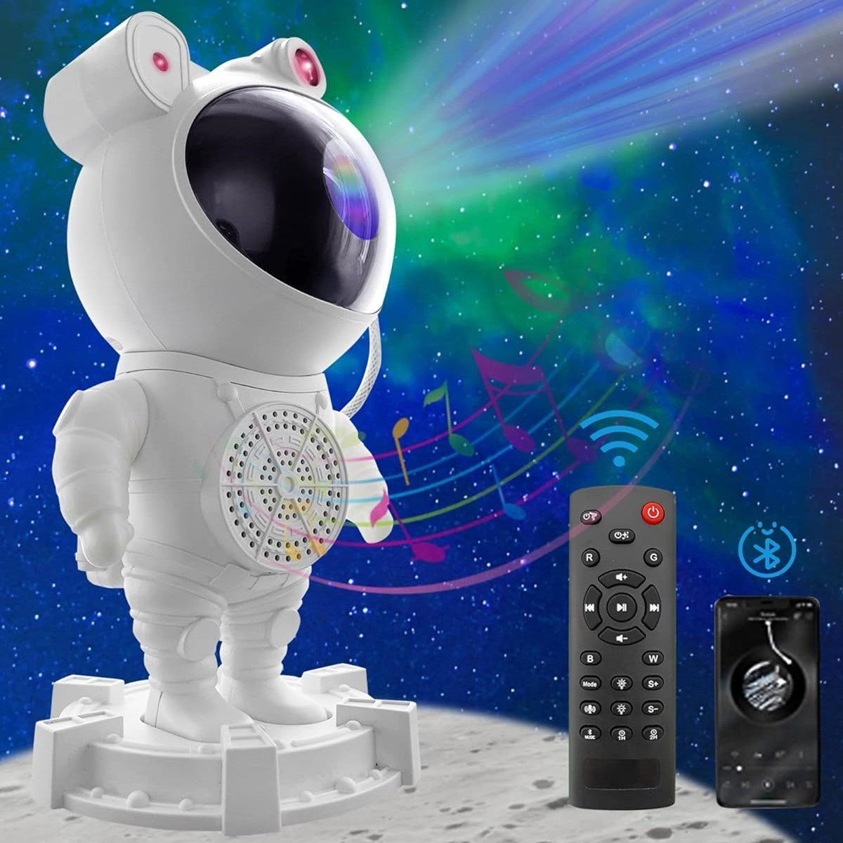 Proyector Astronauta con Parlante AstroGlow™ - Ofertecn
