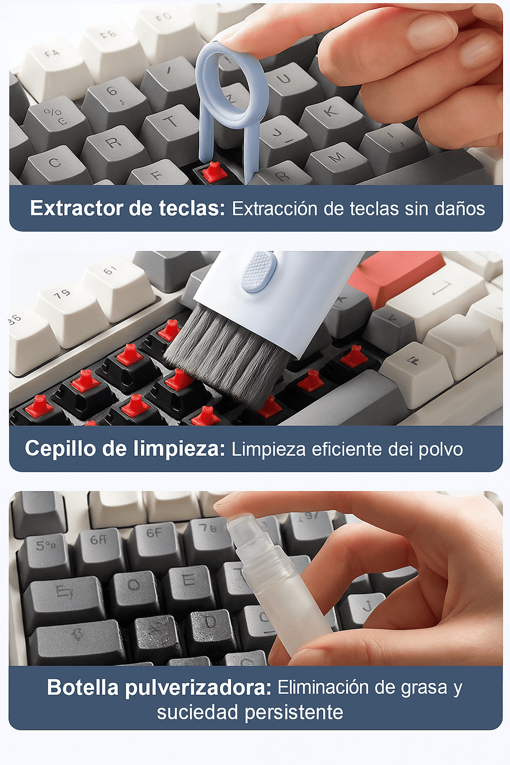 TechClean® - Kit de limpieza 7 en 1 - Ofertecn