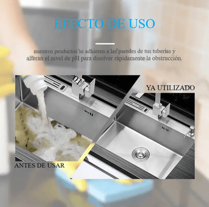 Wild Tornado - Limpiador profesional potente para el cuidado efectivo de tus cañerías - Ofertecn