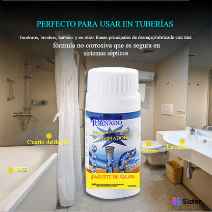 Wild Tornado - Limpiador profesional potente para el cuidado efectivo de tus cañerías - Ofertecn