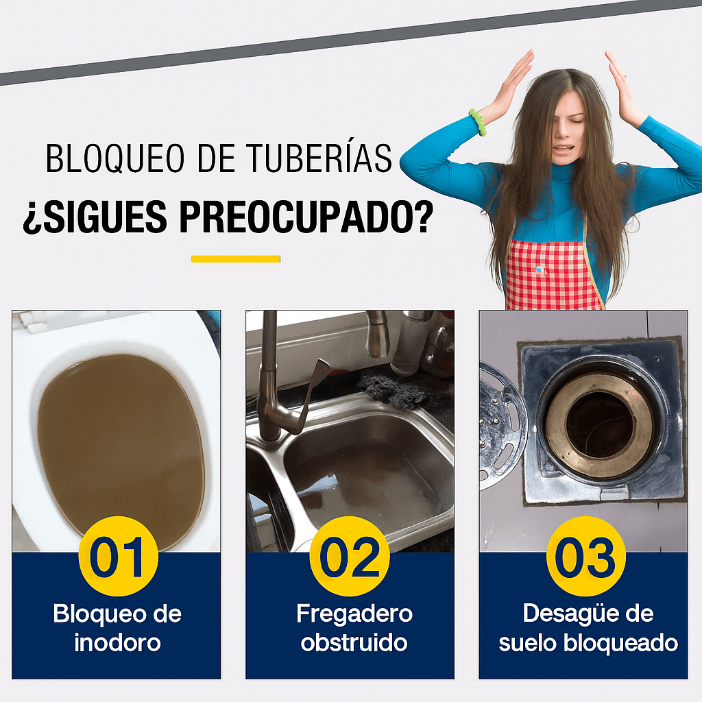 Wild Tornado - Limpiador profesional potente para el cuidado efectivo de tus cañerías - Ofertecn